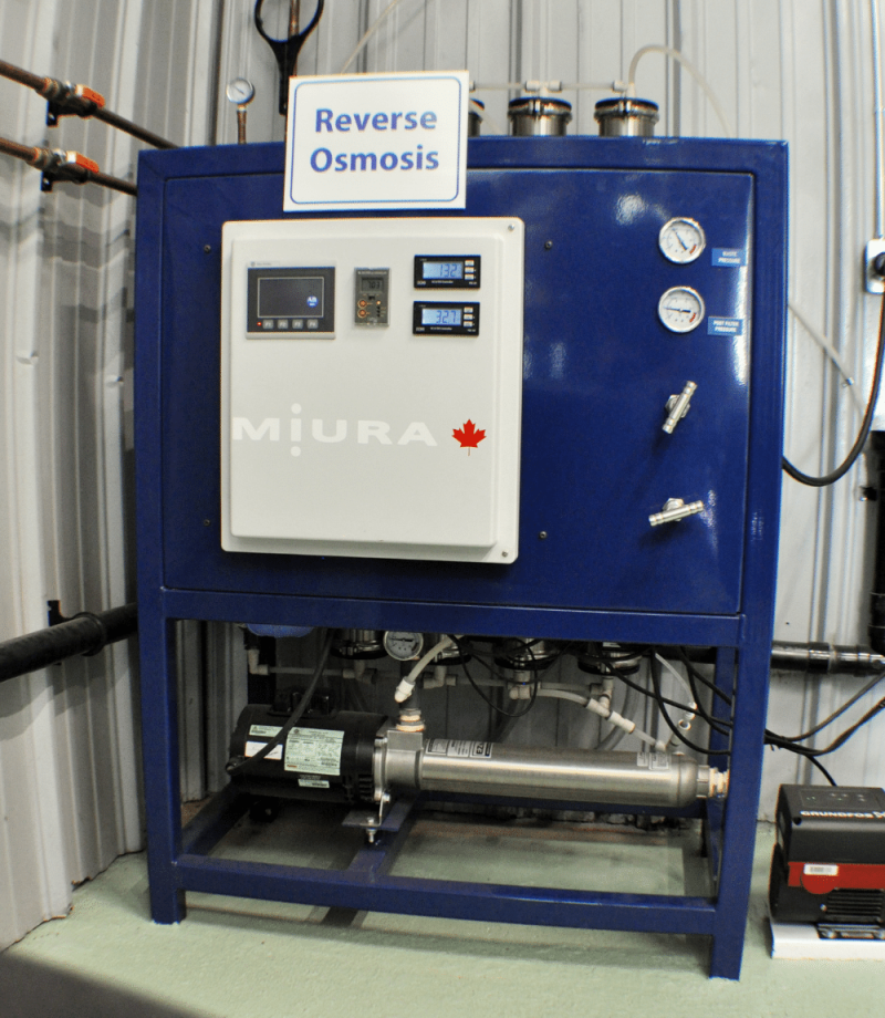 RO System in Brantford Boiler Room